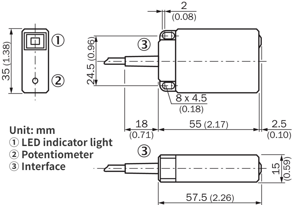 SICK CQ35-25NPP-KW1 6020478 Proximity Sensor