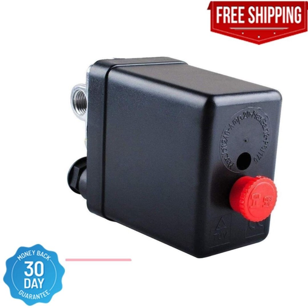 Central Pneumatic Air Compressor Pressure Switch Control Valve