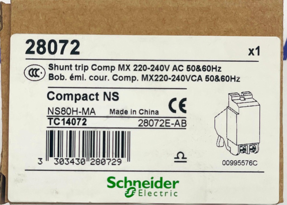 SCHNEIDER ELECTRIC 28072 Shunt Trip