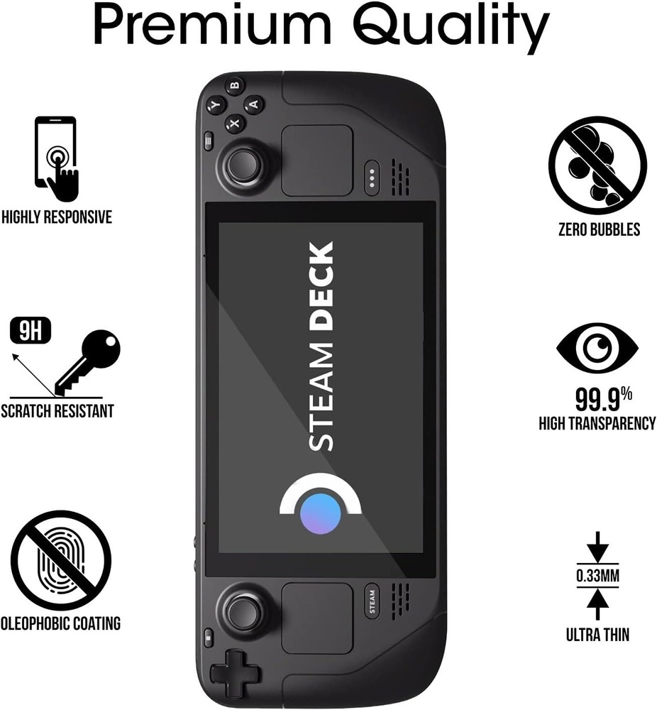 2 Pack OneTouch Screen Protector Compatible with / OLED, Tempered Glass Desig...