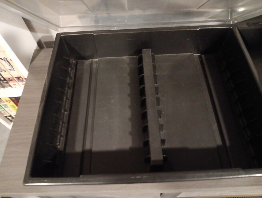 VHS Tape Plastic Storage Box Case With Lid Vintage Alpha