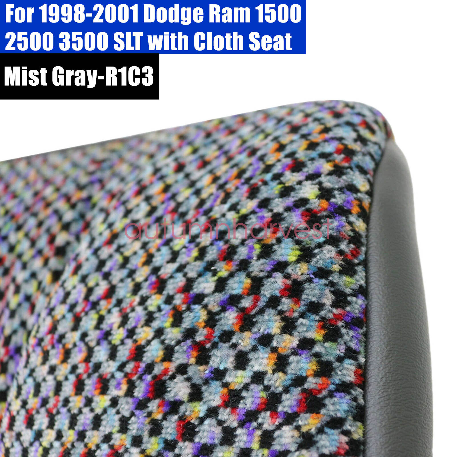 For 1998 1999 2000 2001 2002 Dodge Ram Driver Bottom Seat Cover & Foam Cushion