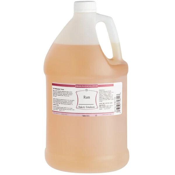 LorAnn Oils 1 Gallon Rum Bakery Emulsion