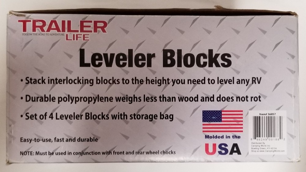 Trailer Life RV Leveling Blocks 4-Pack