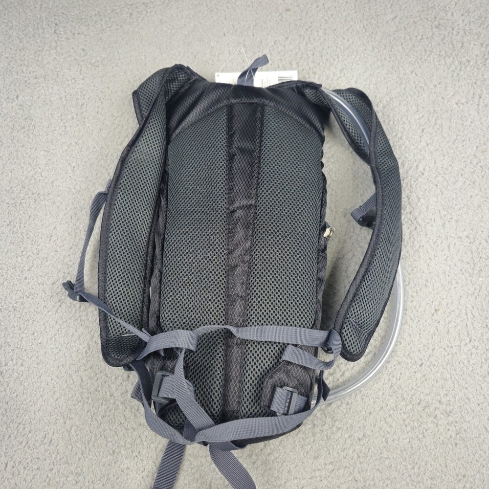Ozark Trail Hydration Backpack 2L Bladder Black Gray Inner /Outer Pockets 9x16