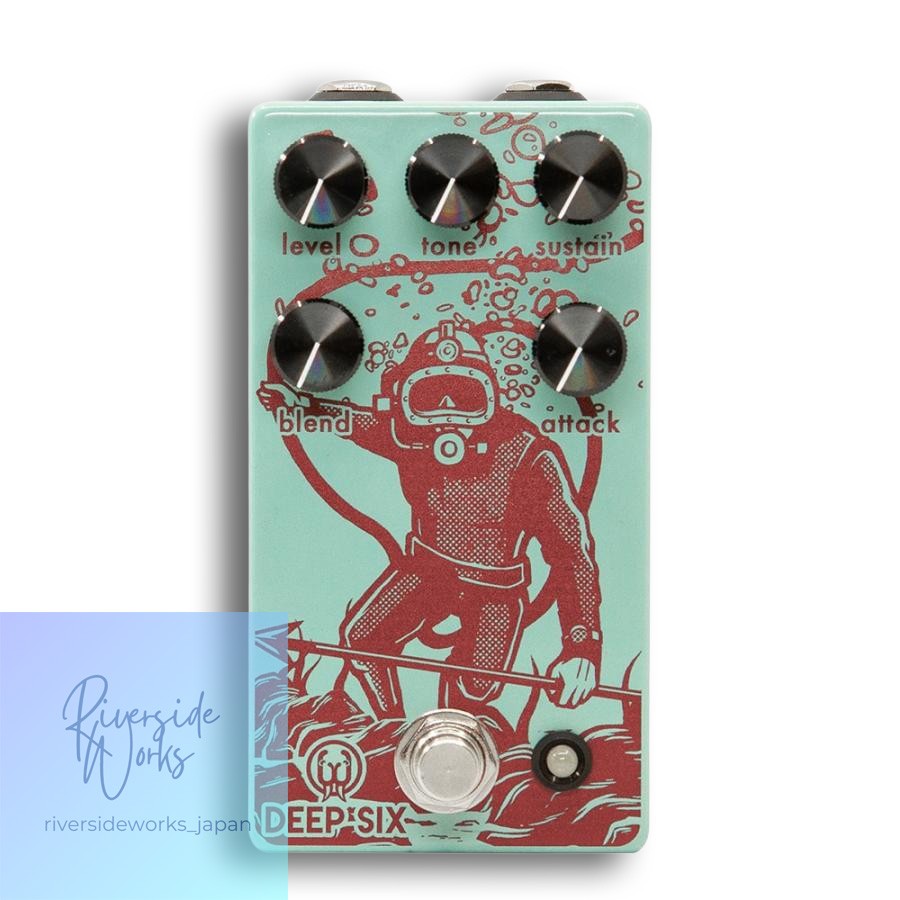Walrus Audio WAL-DEEP/V3 Deep Six V3 Compressor Guitar Effect Pedal