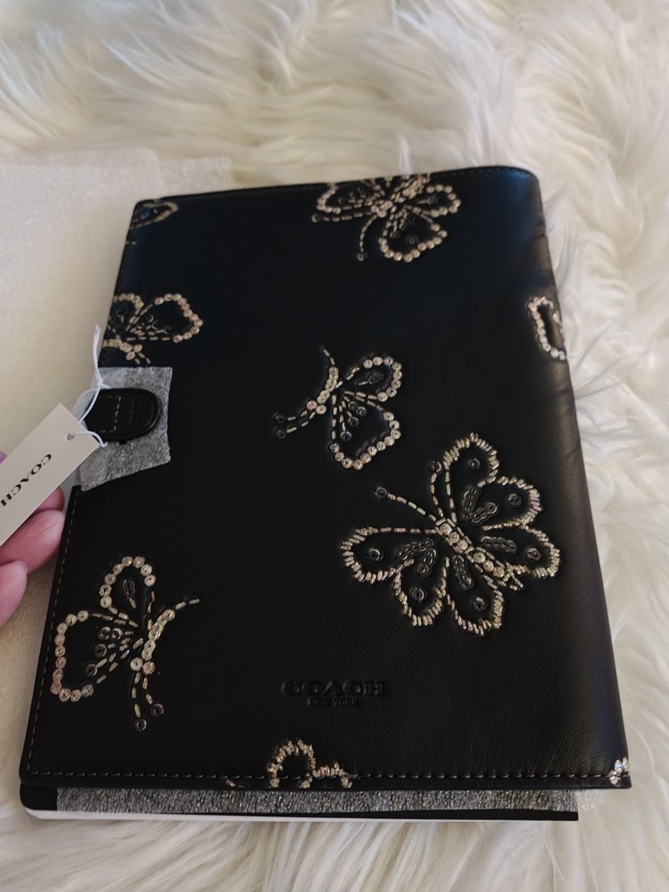 Coach Butterfly Notebook Smooth Leather