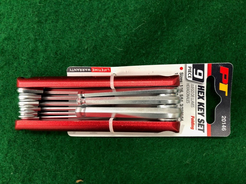 Performance Tools 20146 ball end hex key set (9 hex keys)