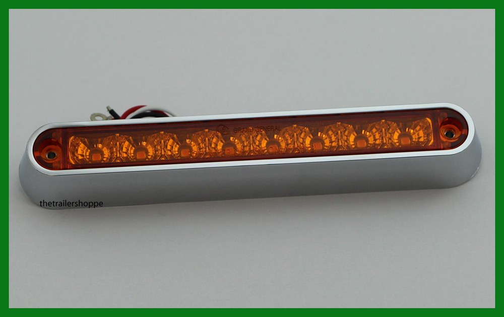 Grand General 9 LEDs Marker Clearance Light Surface Mount  Dual Function -Amber