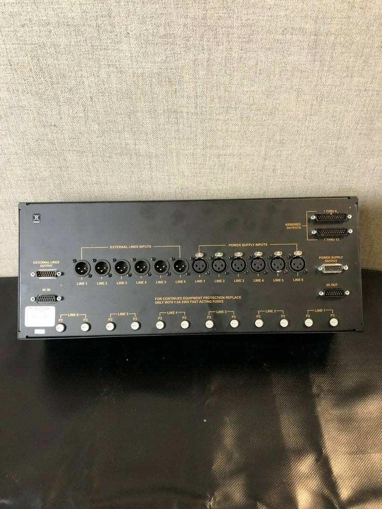 Telex RadioCom IC-100, 6-Channel Source Assign Panel