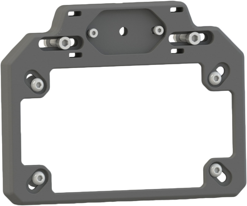 ATV TEK Adjustable License Plate Bracket W/ Led Light ESPLATE