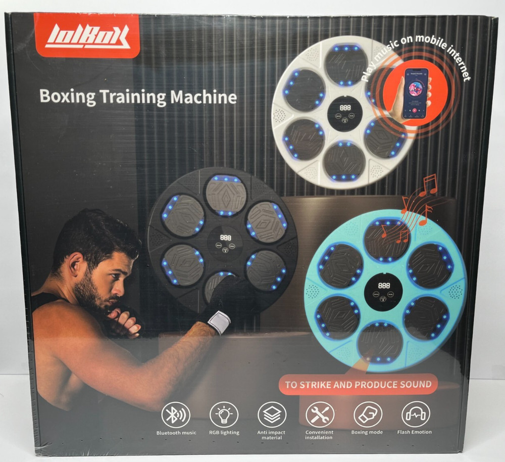 Musical Boxing Machine With Music LED LOLBOX Bluetooth