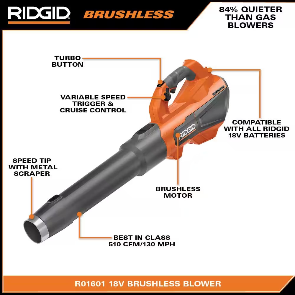 18V Brushless 14 In. Cordless Battery String Trimmer and Leaf Blower 2-Tool Comb
