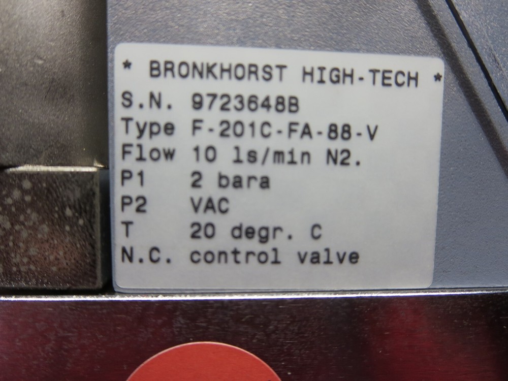 Bronkhorst F-201C-FA-88-V Mass Flow Meter/Controller (EL-FLOW) See Description