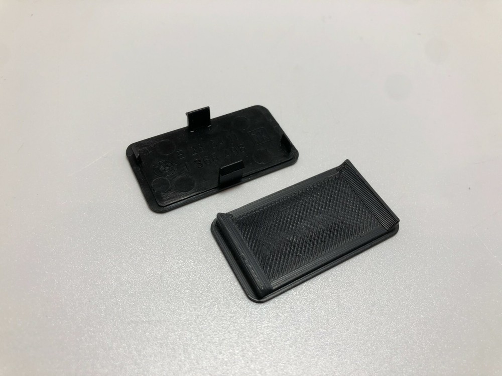 NEW BMW E30 E28 E24 HVAC Switch Blank Cover Climate Control Replaces: 1368498