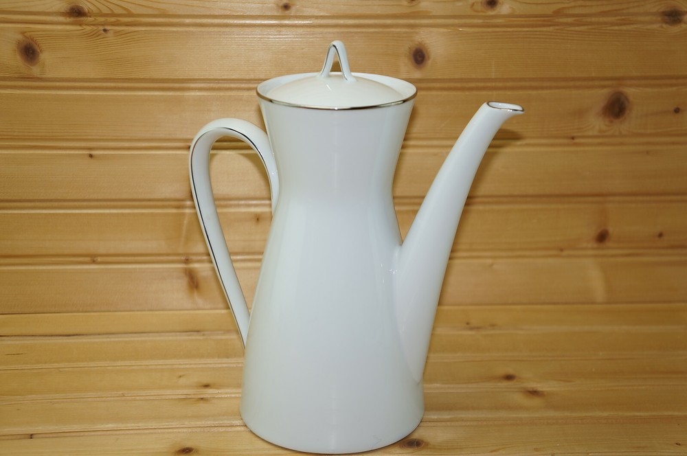 Rosenthal Classic Platinum Coffee Pot, 8 1/8"