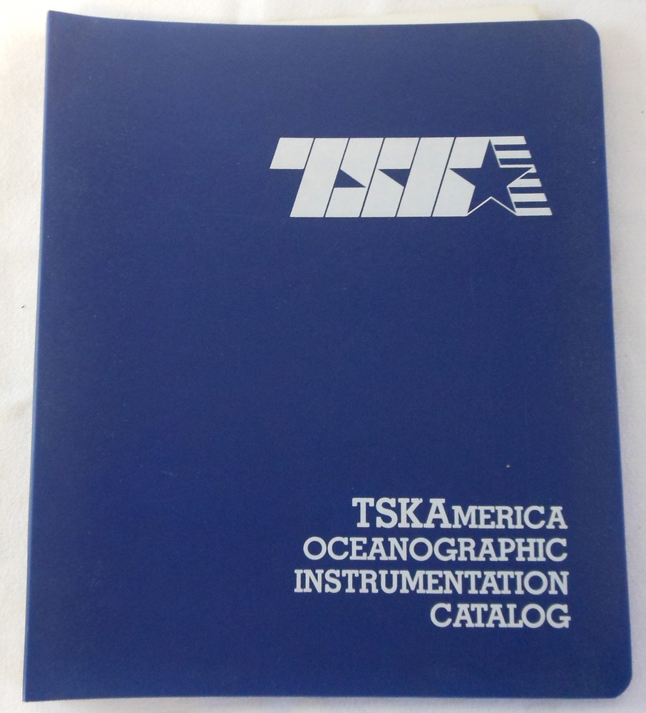 1980s  TSKAmerica Oceanographic Instrumentation Catalog ~ includes b+w photos