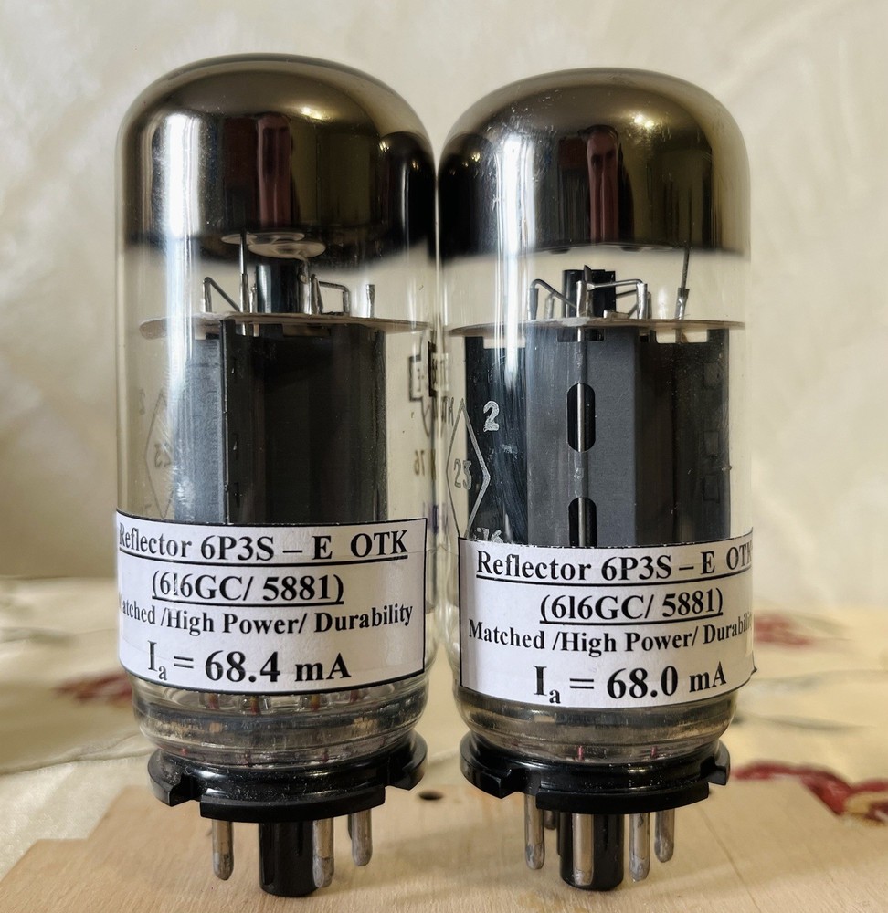 Matched Pair/ Quartet/ Sextet 6P3S - E (6l6/6l6GC/5881) PRECISE TESTING Military