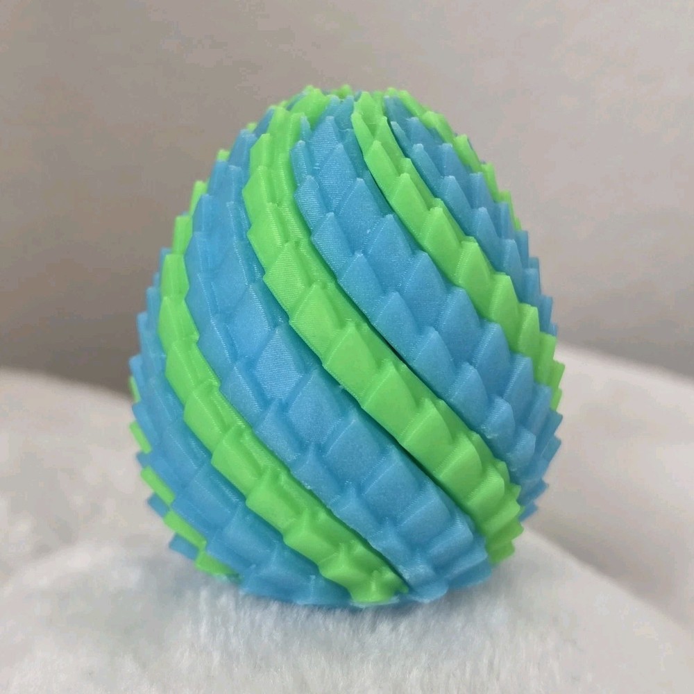 3D flexible egg toy glow in the dark