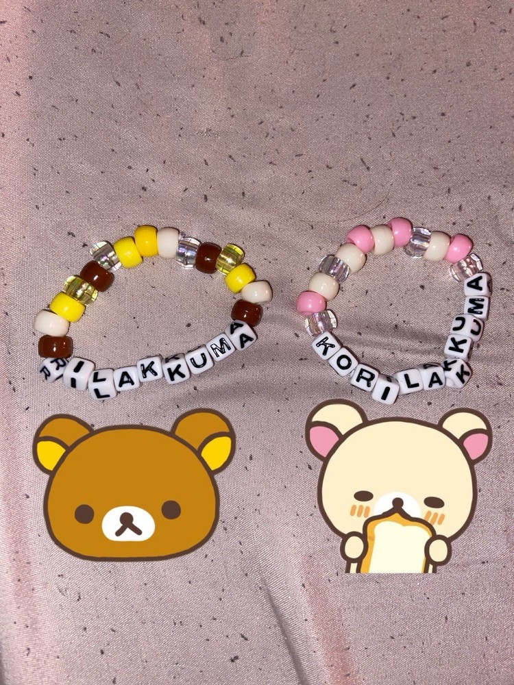 Rilakkuma Korilakkuma Single Kandi Bracelets Set