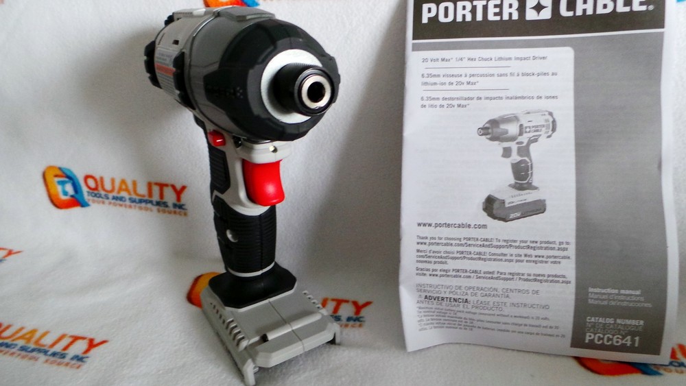 New Porter Cable PCC641 20V MAX Li-ION IMPACT DRIVER - Bare Tool