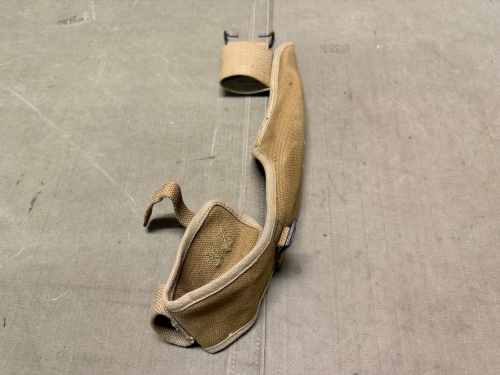 ORIGINAL WWI WWII US ARMY M1917 PICK AXE CARRIER COVER-DATED 1918