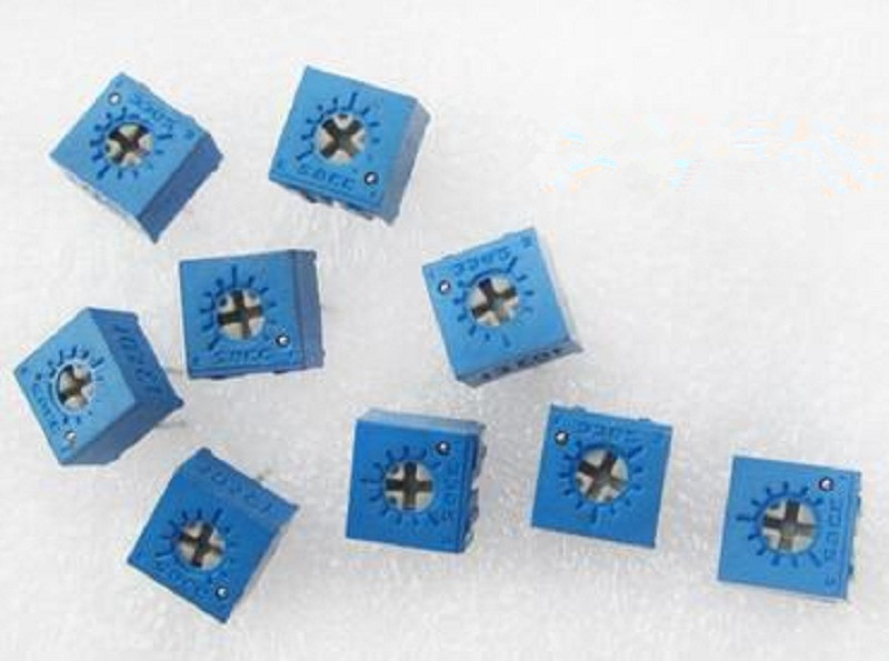 10pcs 100R 3362P 101 Potentiometer 100 ohm Multiturn Trimmer Adjustable Variable