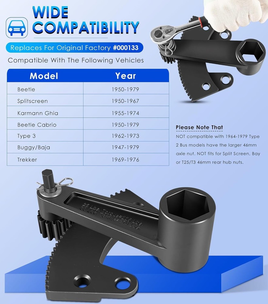 For Classic Vw Bug 000133 Torque Multiplier Leverage Tool for Volkswagen Beetle