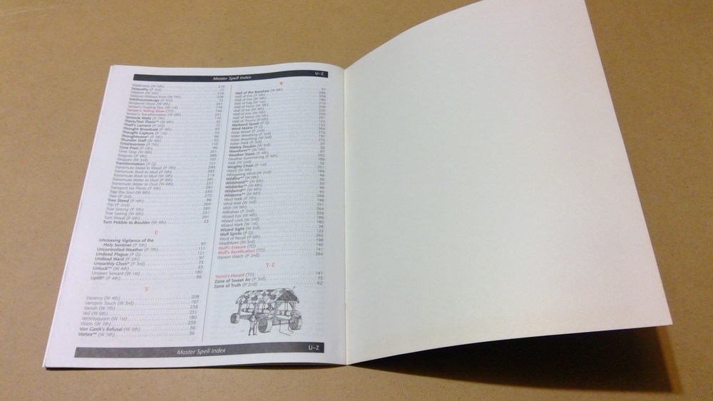 Advanced Dungeons & Dragons Dungeon Master Screen & Master Index 9504 W/SCREEN!