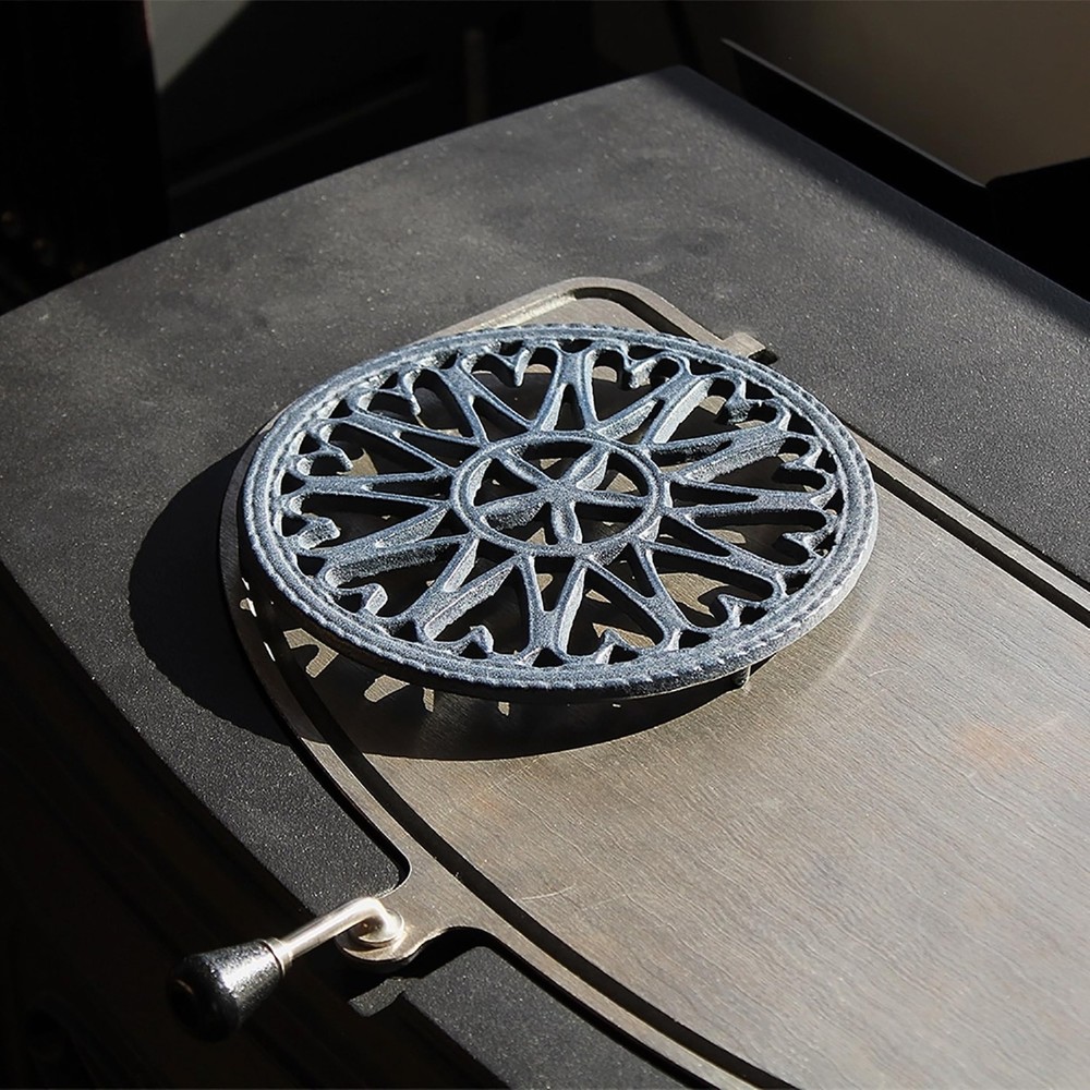 Blue-Black Sunburst Trivet