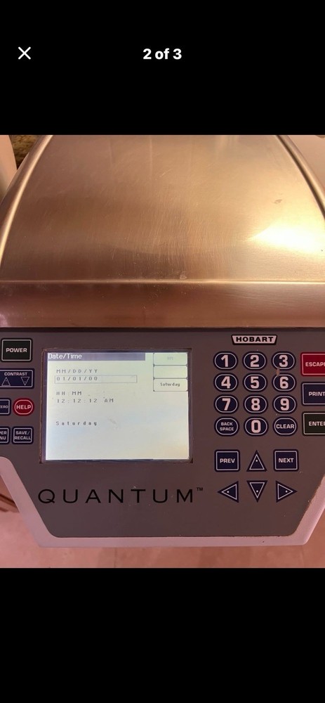 Hobart Quantum Deli Scale With Printer