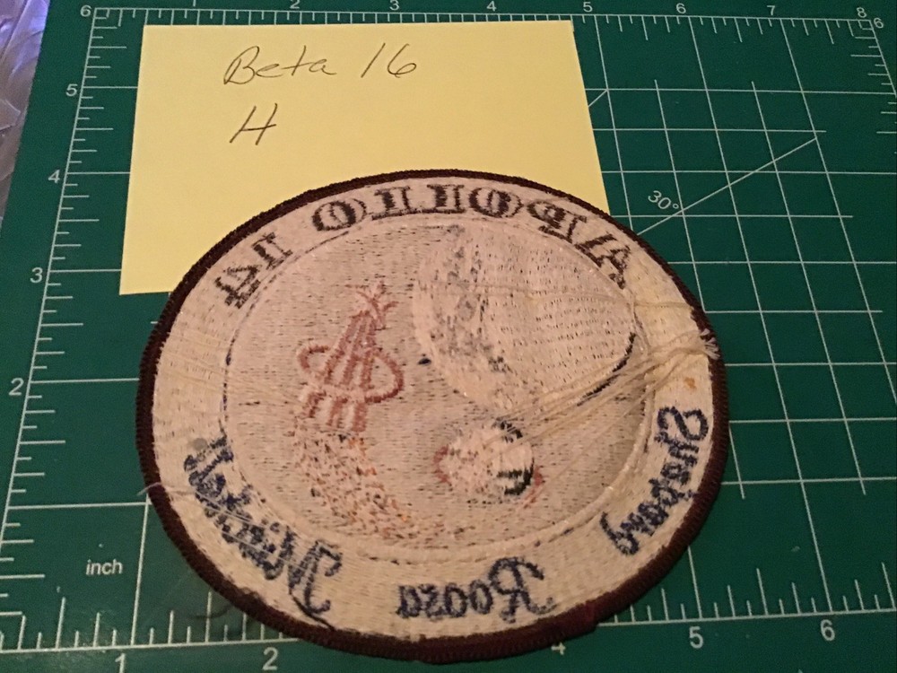 NASA APOLLO 14 SHEPARD ROOSA MITCHELL PATCH