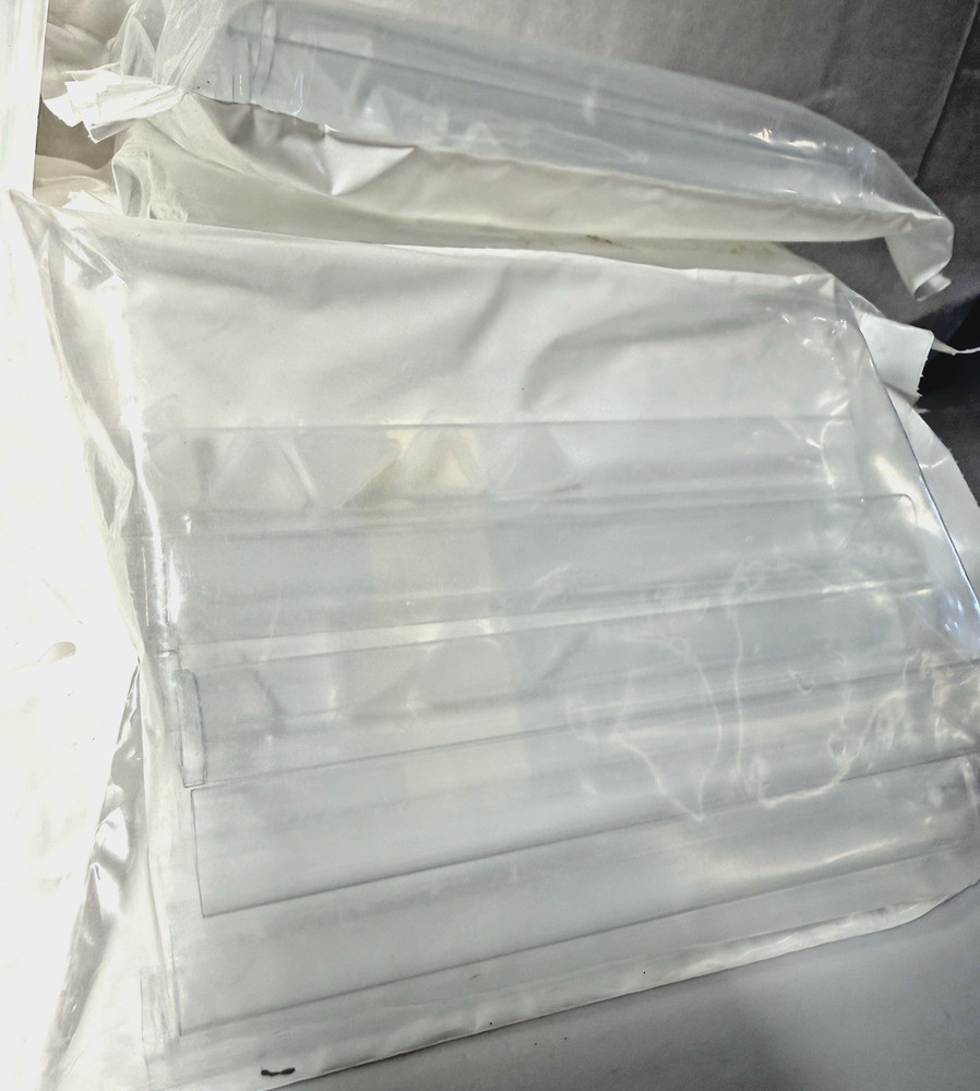 9 Package Lot 10ct Clear Triangular Plastic Pen Cases Box Display Sleeves 6"