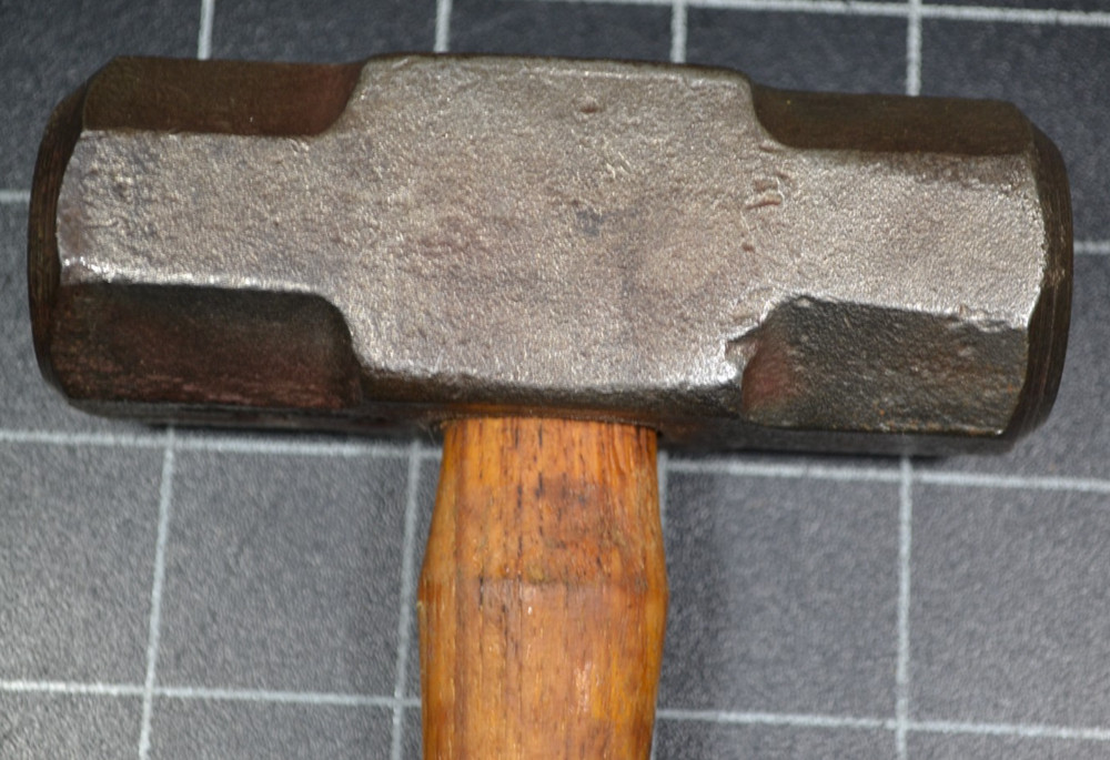 WARREN-TEED #84 - DOUBLE FACE ENGINEERS' HAMMER - 2 1/2# - ORIGINAL HANDLE