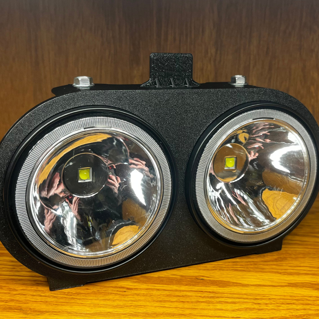 Honda 400ex Headlight Assembly: Aftermarket LED Pod light Headlight Assembly