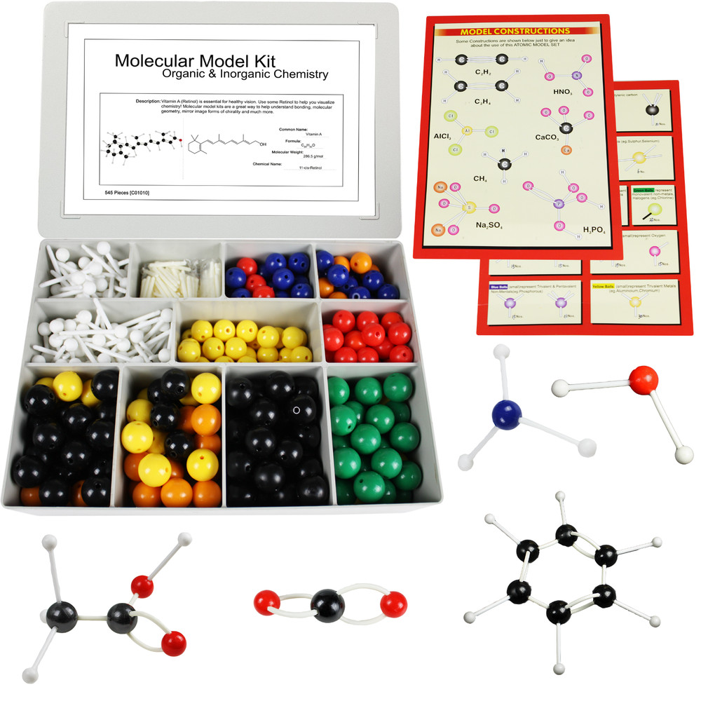 Large 545 Pieces Structural Molecular Model Kit