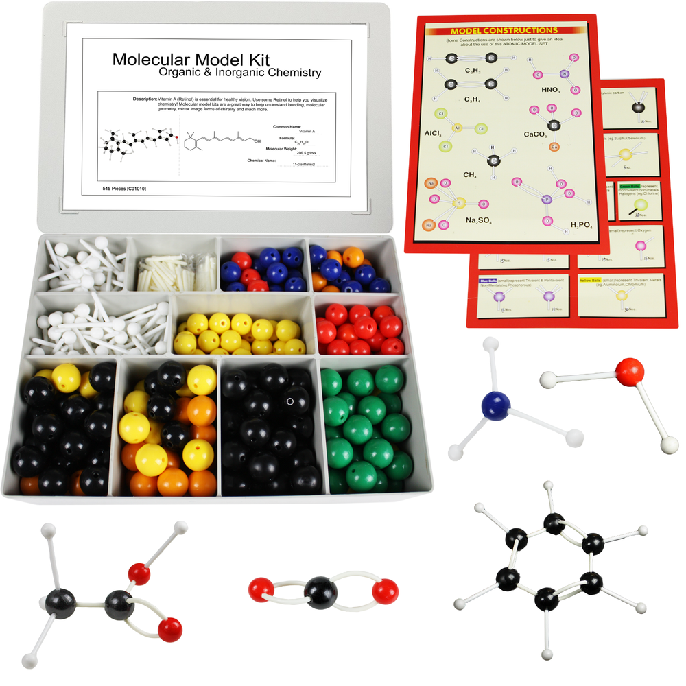 Large 545 Pieces Structural Molecular Model Kit