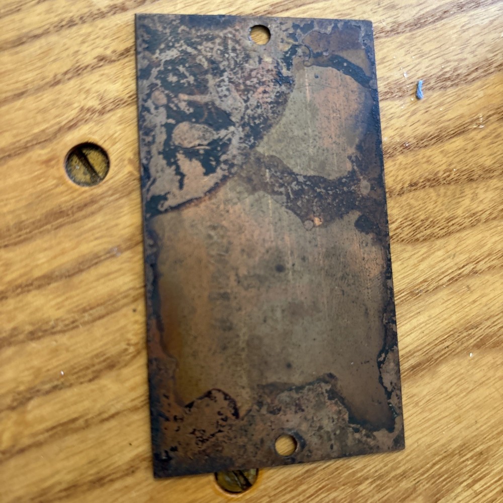 Dinkey Controller Copper/Brass Engine Tag 1899 Patent