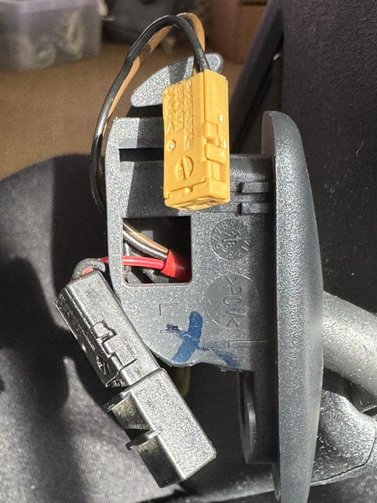 Audi Driver Left Side Black Sun Visor Home Link Module & Lighted Vanity Mirror