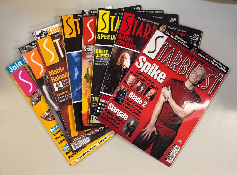Buffy The Vampire Slayer 8 STARBURST Buffy Feature Article MAGAZINES BUNDLE