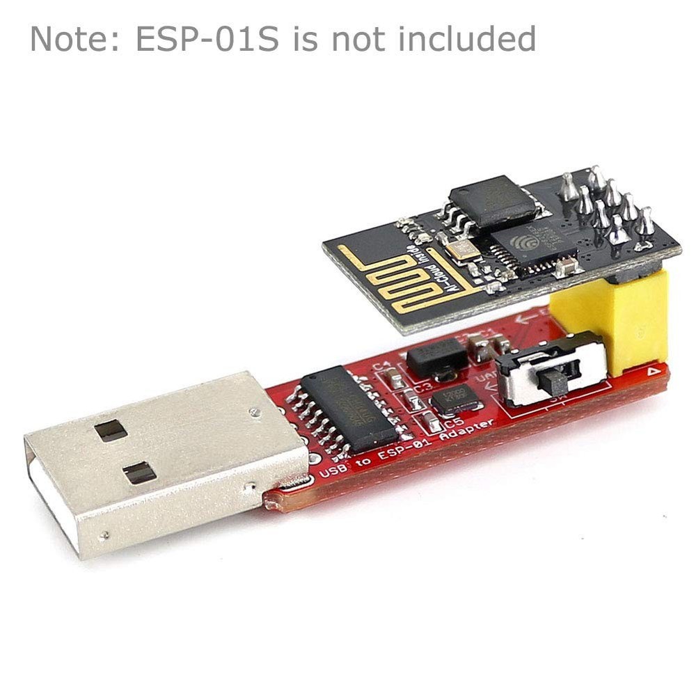 Wishiot ESP-01S Programmer USB to ESP-01 Adapter ESP8266 2PCS adapter