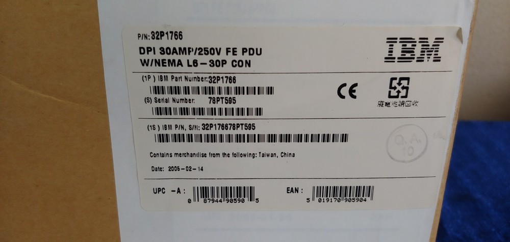 IBM 32P1766 Distributed Power Interconnect Front-End Power Distribution Unit