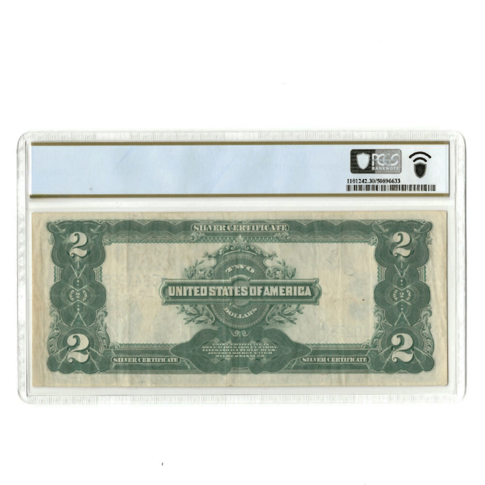 1899 $2 Silver Certificate Fr258m PCGS VF30