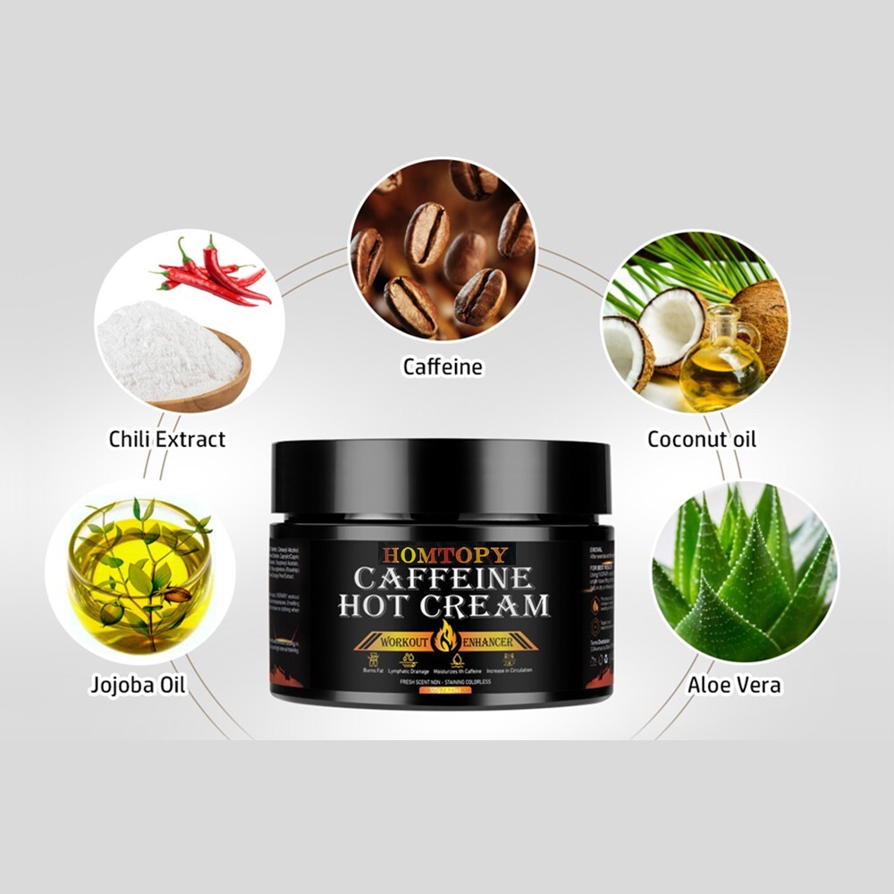 Anti Cellulite Hot Cream Fat Burn caffeine Body Slimming Gel Moisturizer 100ml