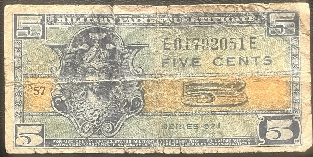 Military Payment Certificates Series 521