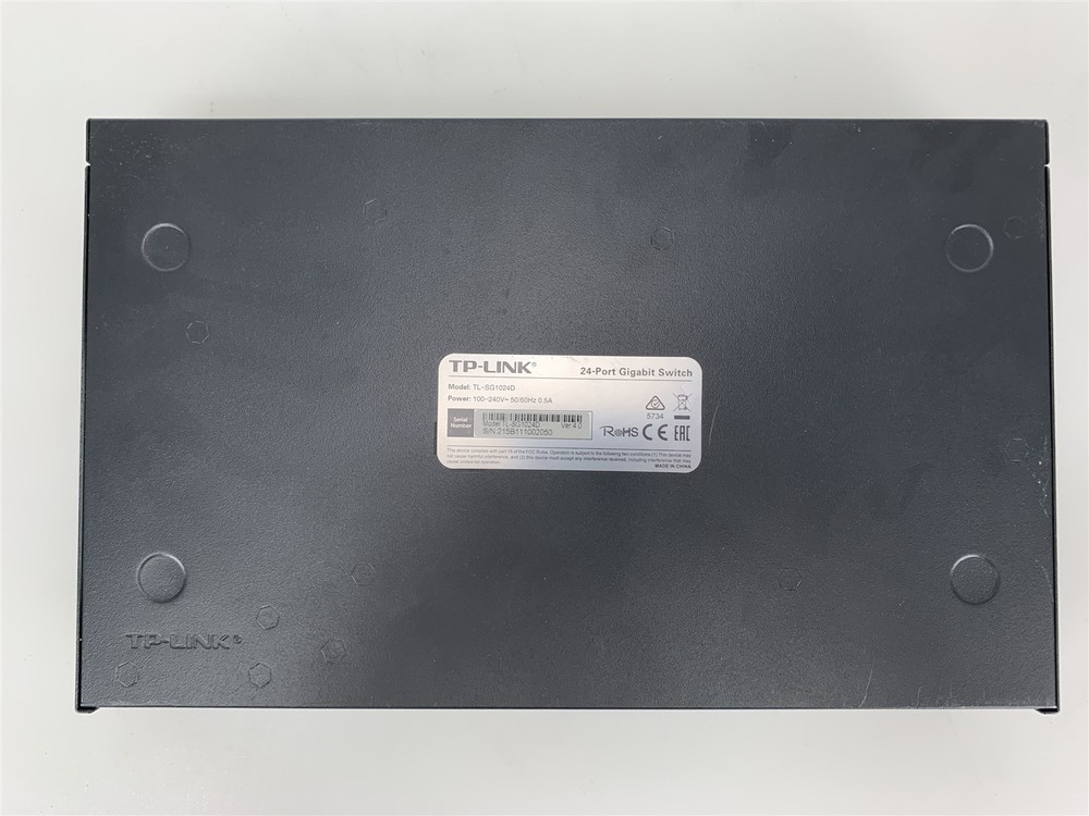 TP-LINK Technologies TP-Link 24-Ports Rack-mountable Ethernet Switch TL-SG1024D