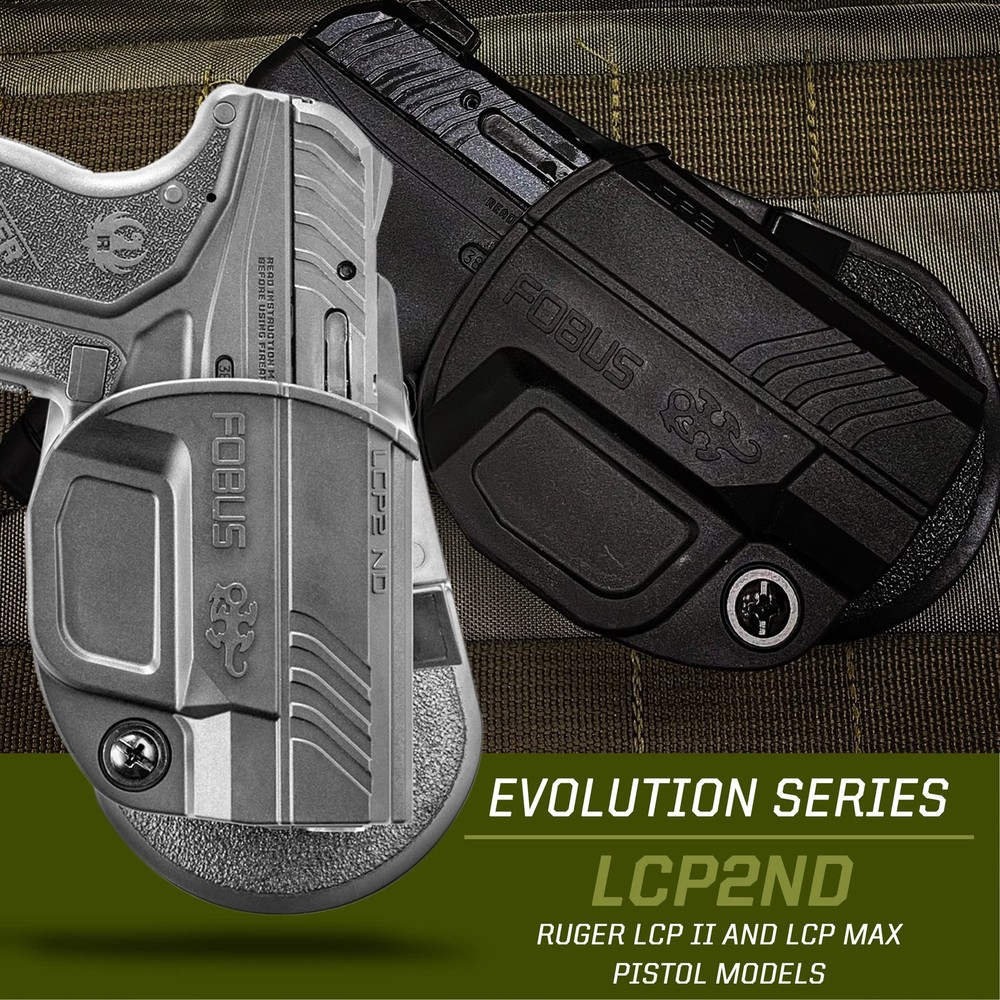 FOBUS EVO Evolution Paddle RH Holster for Ruger LCP MAX - Right Hand