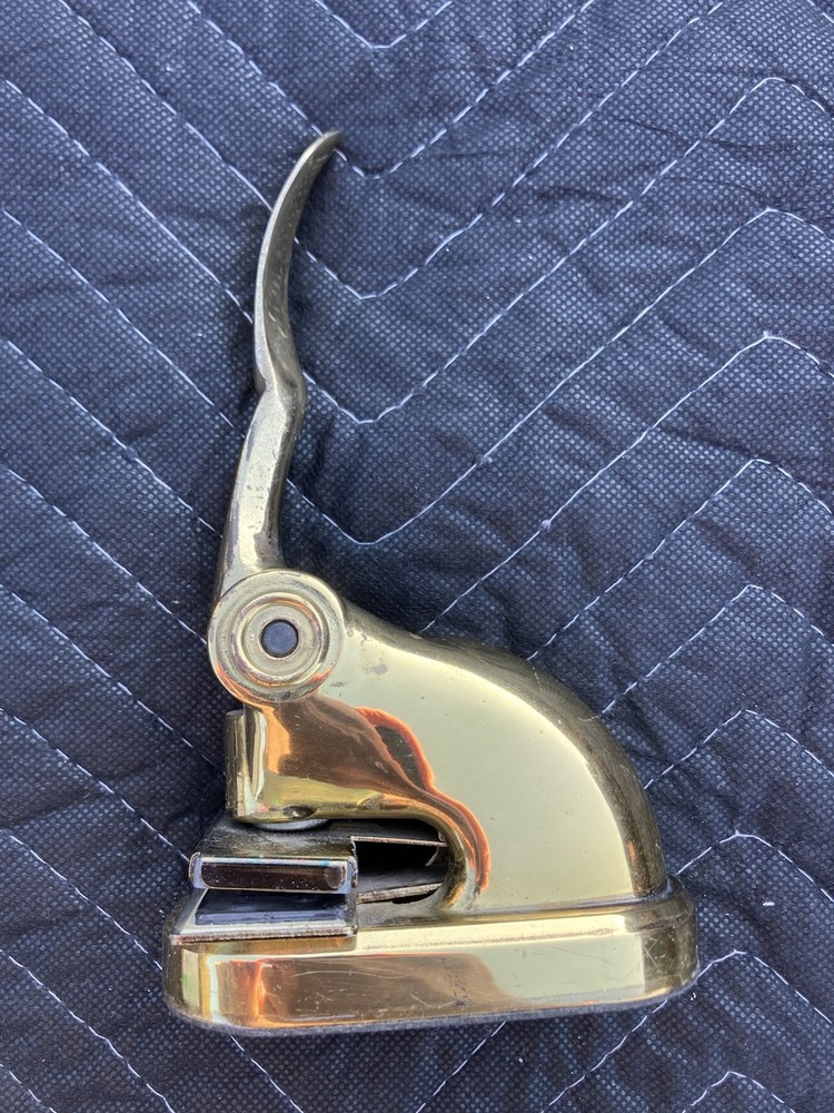 Royal Mark Embosser D ‘Elegance Brass With Original Box
