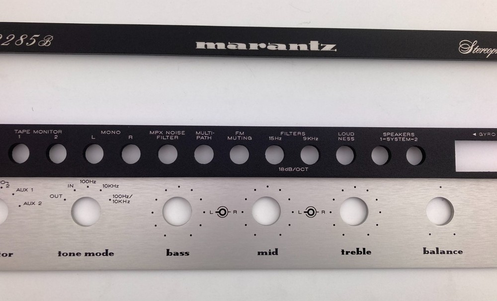 New! Marantz 2285B Receiver Front Panel Faceplate (Face Plate)