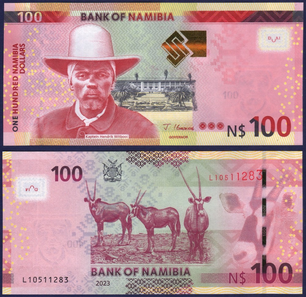NAMIBIA - P14c - 100 Dollars - 2023 - Perfect UNC